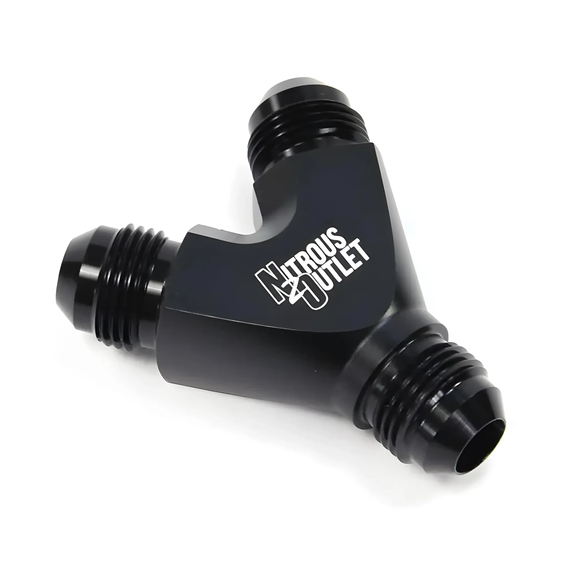 Nitrous Outlet 8AN x 8AN x 8AN Y Fitting - Male/Male/Male