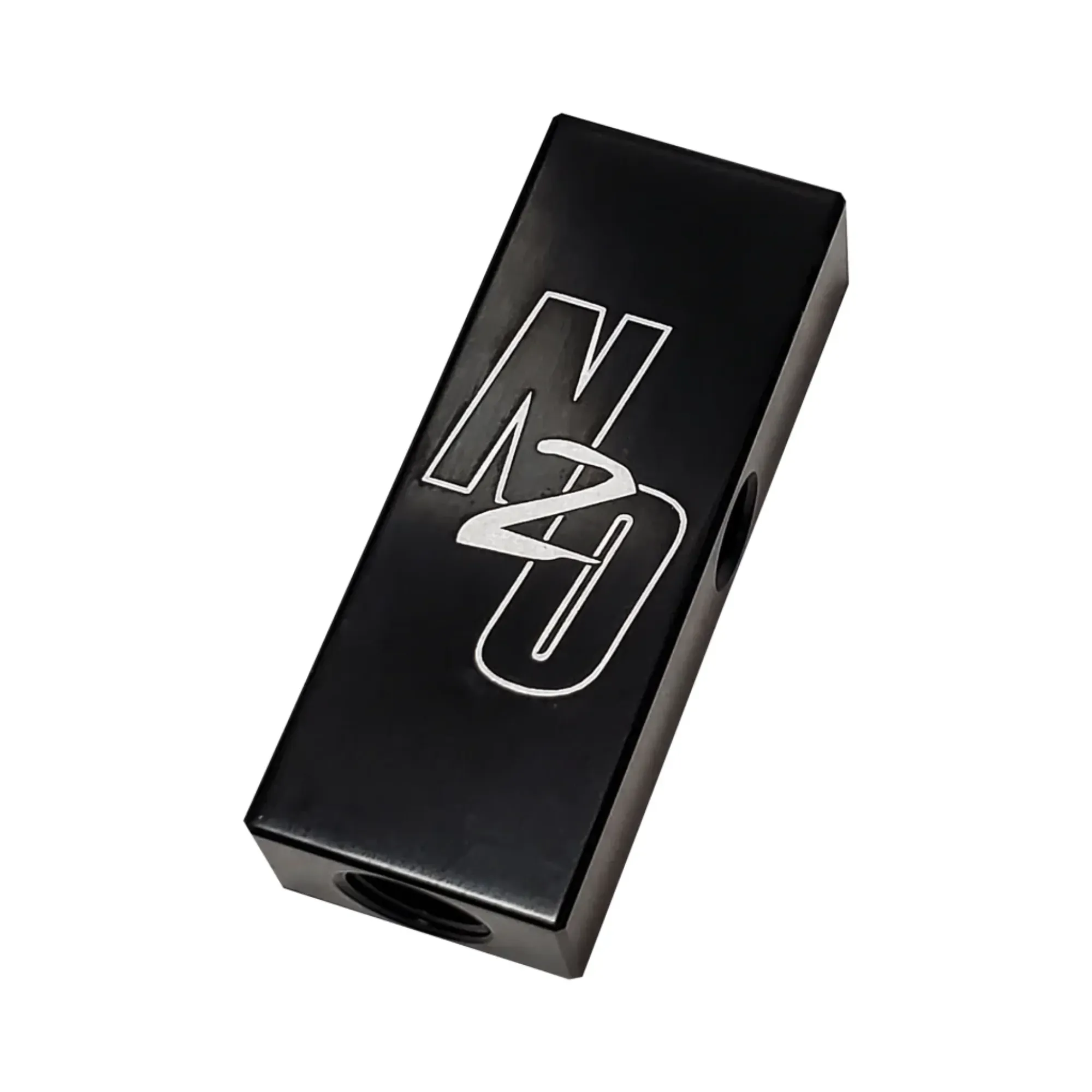 Nitrous Outlet Trident 1 In 4 Out Distribution Block - 1/8" NPT Inlet, 5/16-24" Outlets