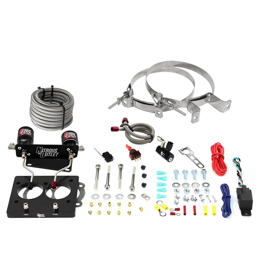 Nitrous Outlet GM/Pontiac 52mm 1993-1997 Camaro/Firebird/Impala LT1 Hard-line Plate System - Gas/E85 (5-55psi)(50-200HP)(N...