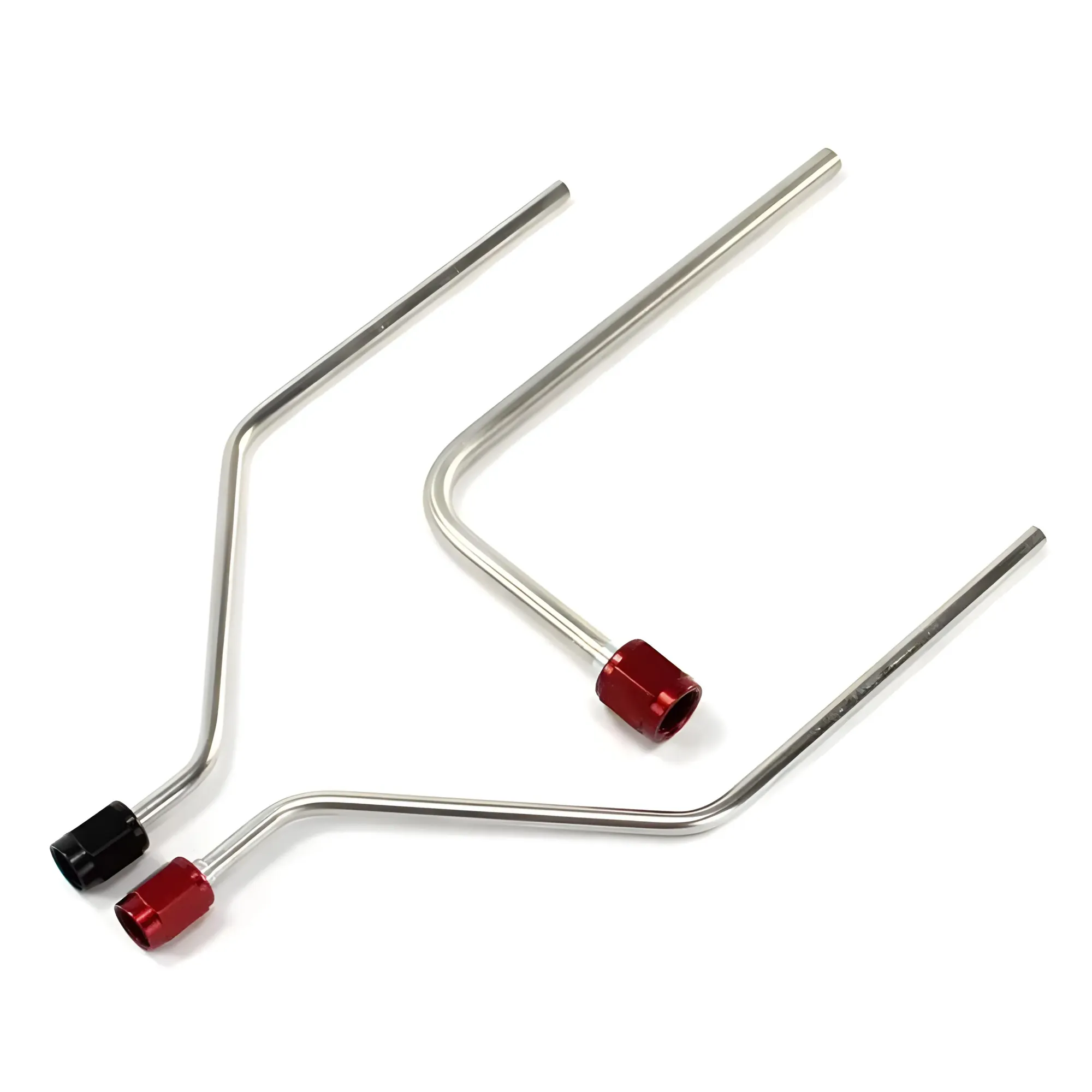 Nitrous Outlet GM 90mm 2008-2013 C6 LS3 Corvette Hard-line Kit - Solenoids To Plate, Fuel Adapter To Solenoid
