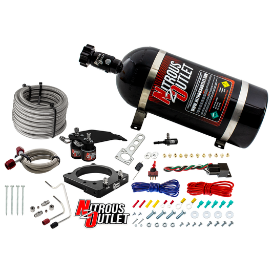 Nitrous Outlet Dodge 2011-2019 Challenger/Charger/SRT8 Jeep/2018-2019 Durango 6.4L Hemi Hardline Plate System - Gas/E85 (5...
