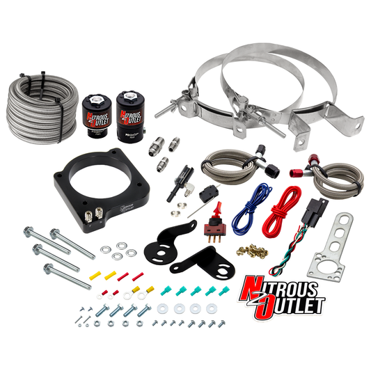 Nitrous Outlet Dodge 2015-2023 6.2L Hemi Hellcat /Challenger/Charger/Red Eye/Demon/2018-2021 Track Hawk Plate System - Gas...