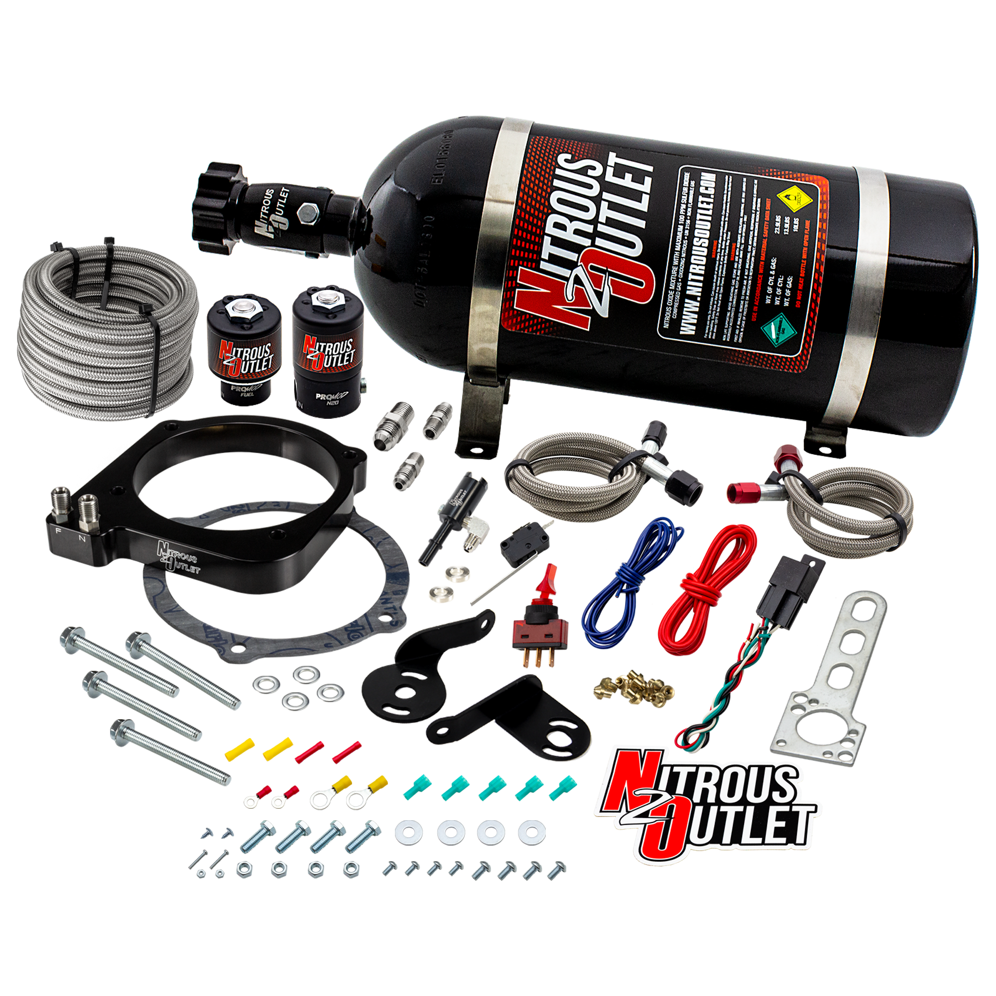 Nitrous Outlet Dodge 2015-2023 6.2L Hemi Hellcat /Challenger/Charger/Red Eye/Demon/2018-2021 Track Hawk 105mm Plate System...