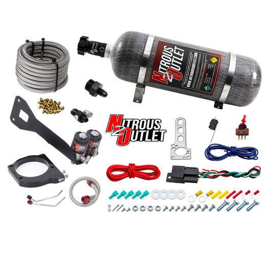 Nitrous Outlet GM 1999-2002 FAST 102mm Truck Intake Hard-line Plate System - Gas/E85 (5-55psi)(Aftermarket Fuel Rails)(50-...