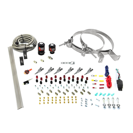 Nitrous Outlet 6 Cylinder Direct Port System - .122 Nitrous Solenoid/.177 Fuel Solenoid/Distribution Blocks/Annular Degree...