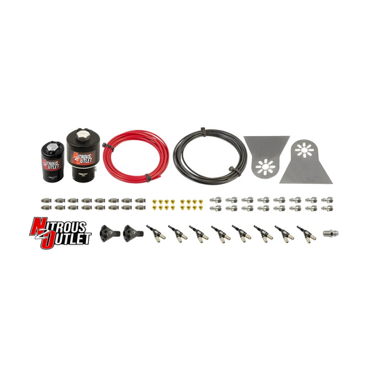 Nitrous Outlet 8 Cylinder Solenoids forward Direct Port Conversion Kit  - .178 Trashcan Nitrous Solenoid/.310 Fuel Solenoi...
