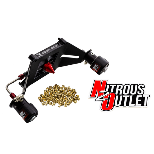 Nitrous Outlet 4150 Stinger 4 Race Solenoid Forward Conversion Kit - Hard-line/.178 Trashcan Nitrous Solenoid/.310 Fuel So...