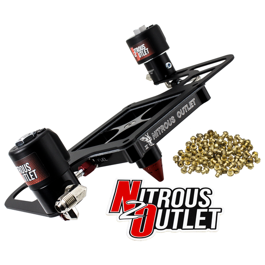 Nitrous Outlet 4500 Stinger 3 Race Solenoid Forward Conversion Kit - Hard-line/.178 Trashcan Nitrous Solenoid/.310 Fuel So...