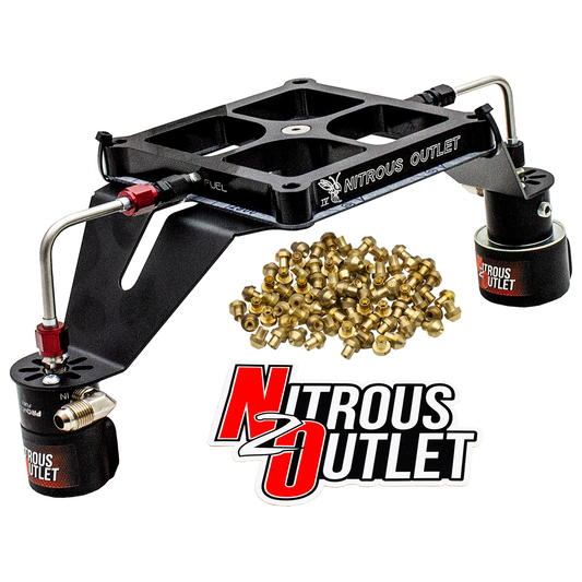 Nitrous Outlet 4500 Stinger 4 Race Solenoid Forward Conversion Kit - Hard-line/.178 Trashcan Nitrous Solenoid/.310 Fuel So...