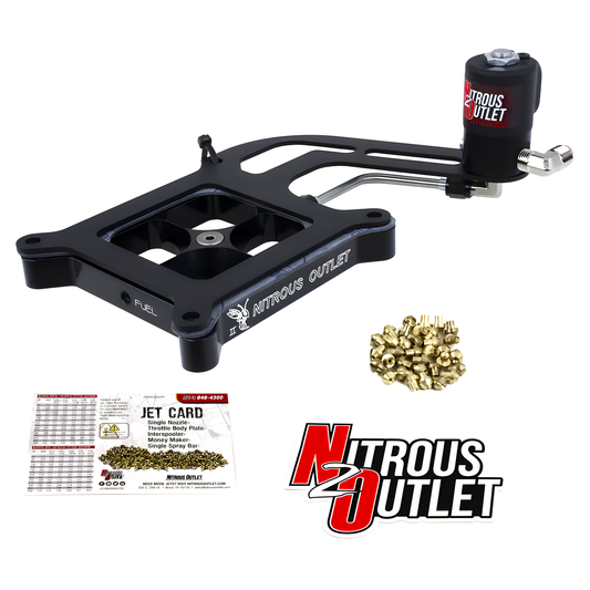 Nitrous Outlet 4150 Stinger 2 Dry Solenoid Forward Conversion Kit - Hard-line/.122 Nitrous Solenoid/Boomerang Solenoid Bra...