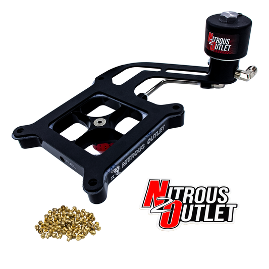 Nitrous Outlet 4150 Stinger 4 Dry Race Solenoid Forward Conversion Kit - Hard-line/.178 Trashcan Nitrous Solenoid/Boomeran...