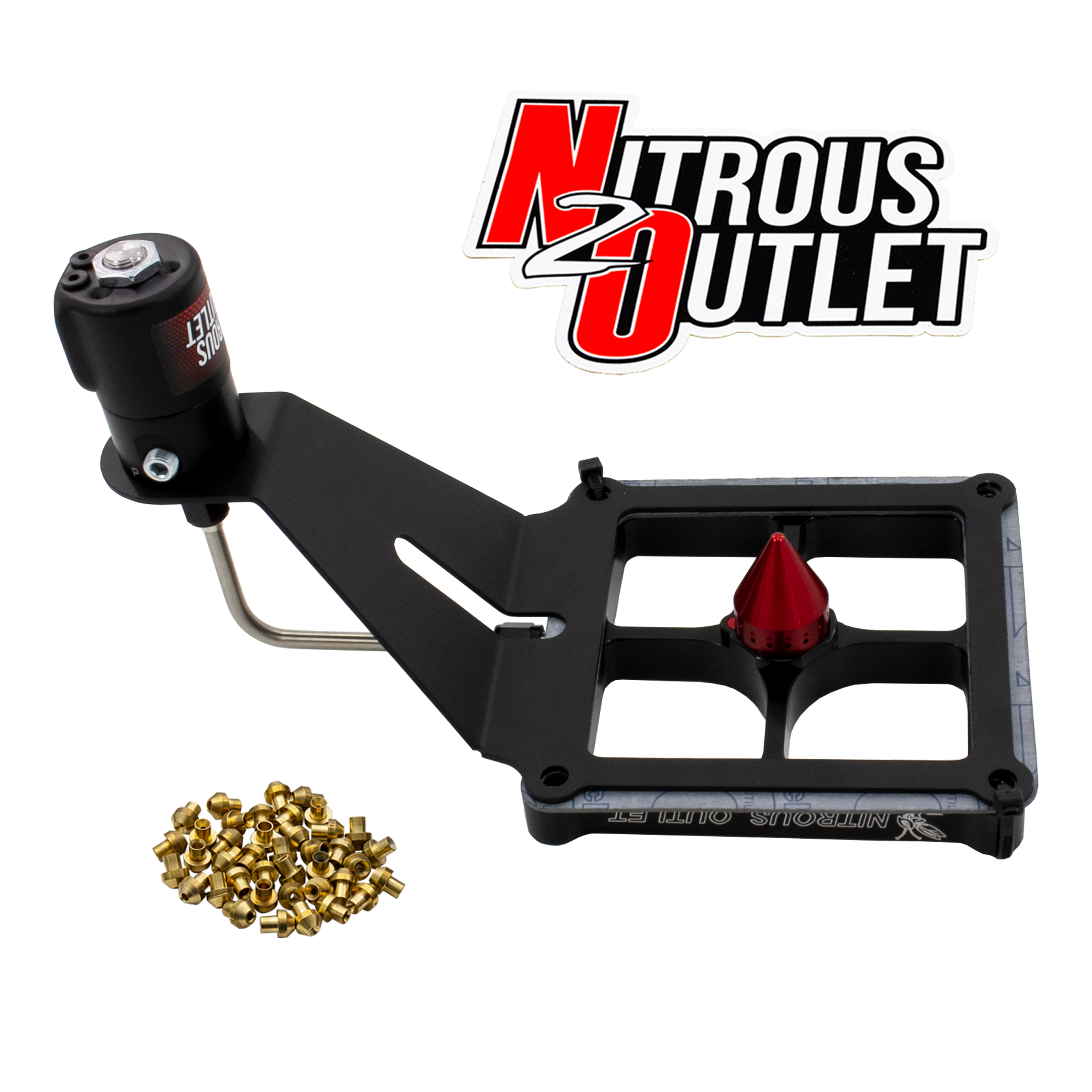 Nitrous Outlet 4500 Stinger 4 Dry Solenoid Forward Conversion Kit - Hard-line/.122 Nitrous Solenoid/Deep Break Solenoid Br...