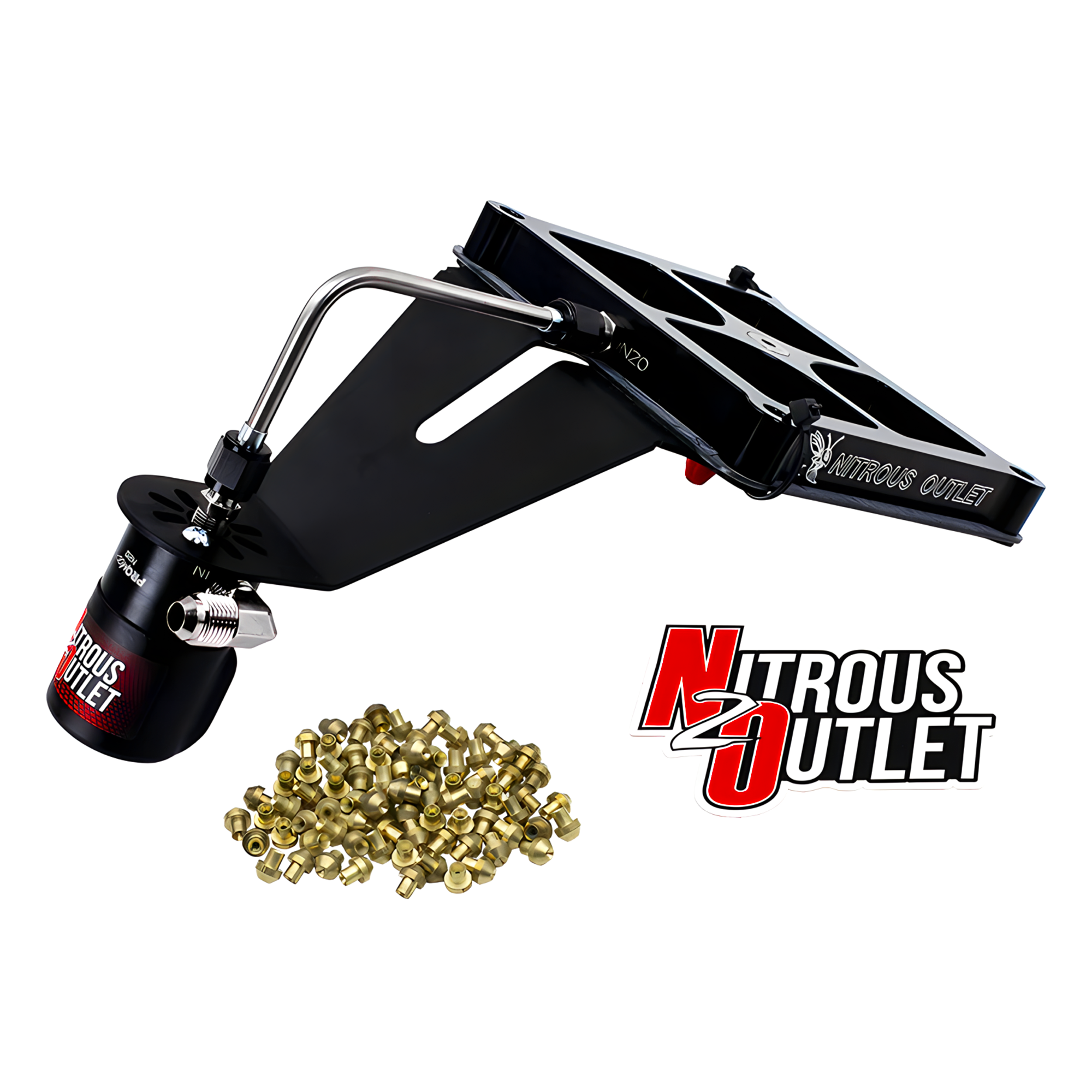 Nitrous Outlet 4500 Stinger 2 Dry Solenoid Forward Conversion Kit - Hard-line/.122 Nitrous Solenoid/Deep Break Solenoid Br...