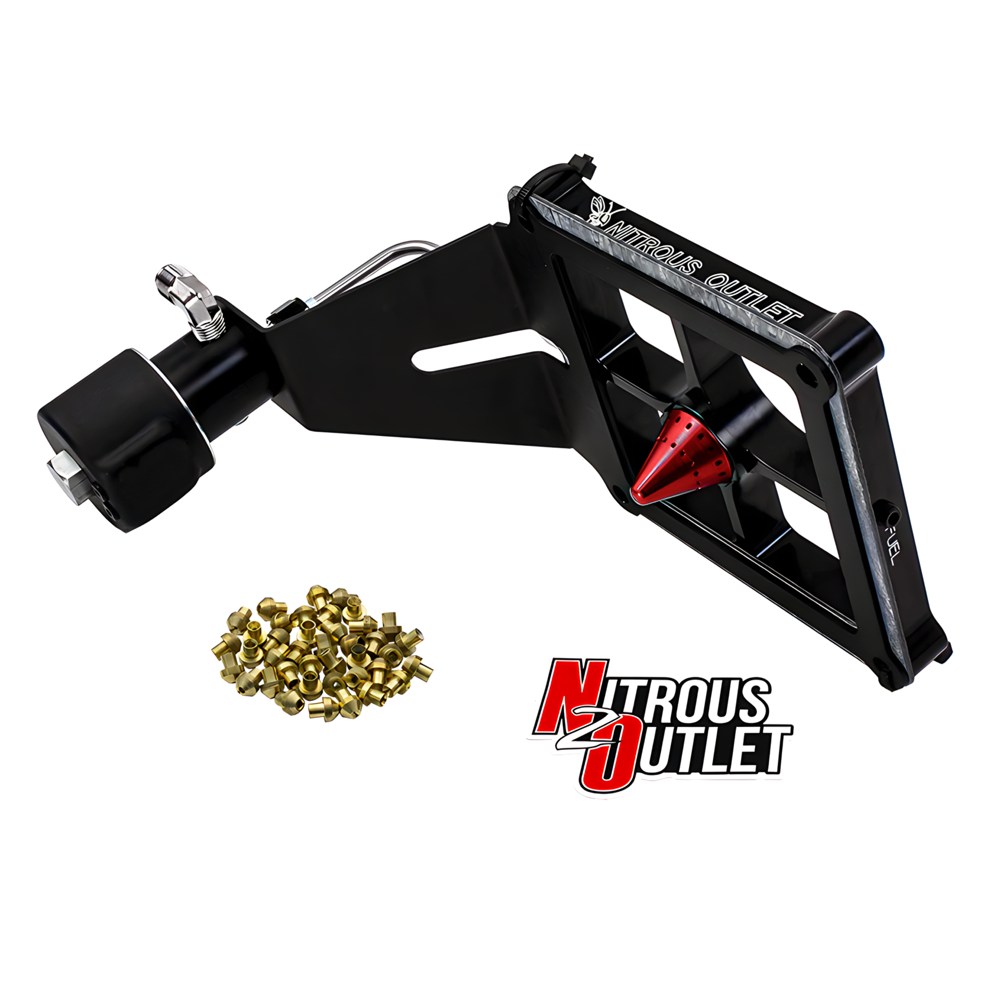 Nitrous Outlet 4500 Stinger 2 Dry Race Solenoid Forward Conversion Kit - Hard-line/.178 Trashcan Solenoid Nitrous Solenoid...