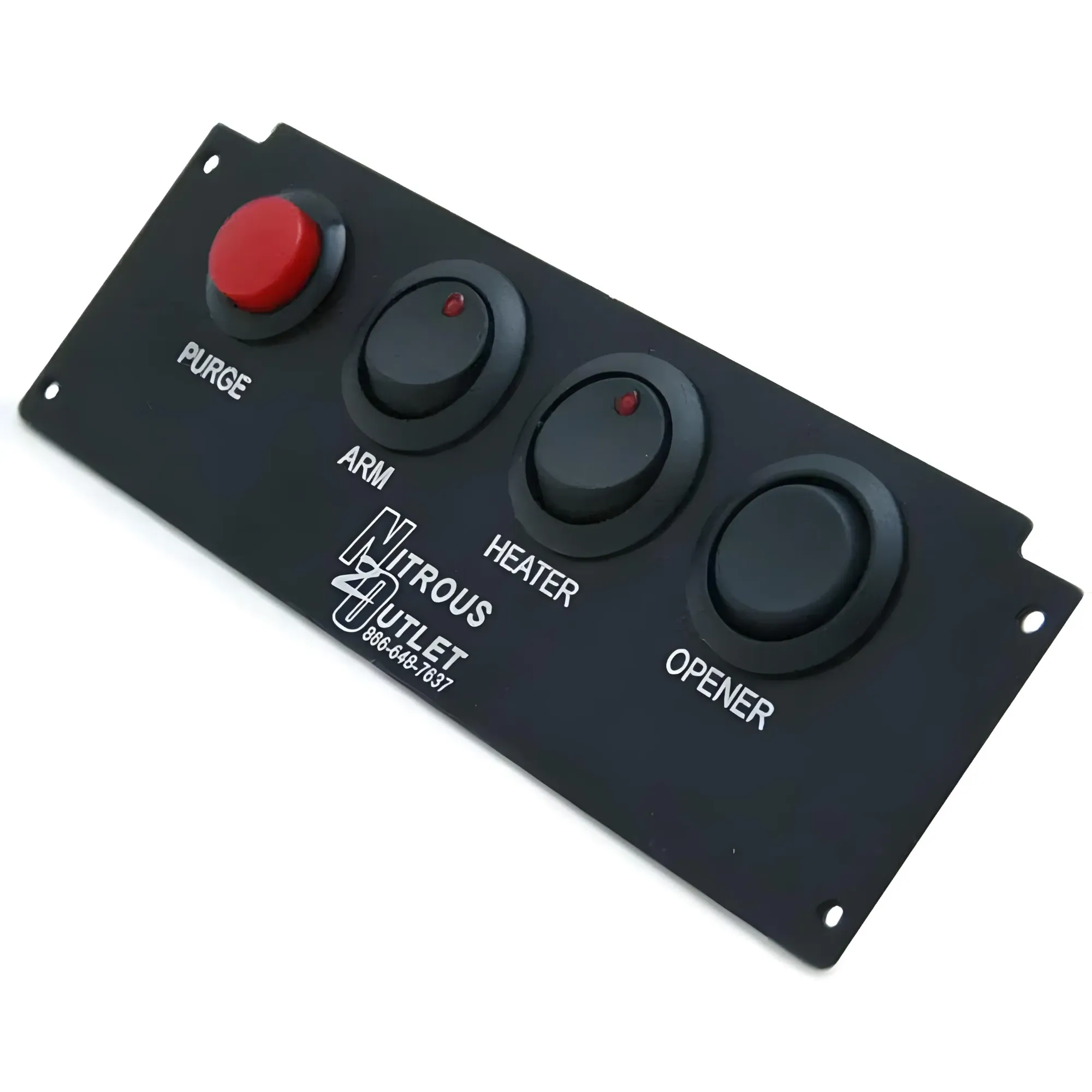 Nitrous Outlet GM/Pontiac 1983-1992 Camaro/Firebird Switch Panel - System Arm/Purge/Bottle Heater/Remote Opener