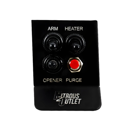 Nitrous Outlet GM 2014-2019 Corvette C7 Power Outlet Tray Fold Up Switch Panel - System Arm/Purge/Bottle Heater/Remote Ope...