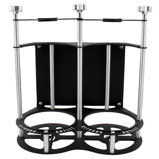 Nitrous Outlet Race-Light Dual 10lb Bottle Bracket with Roll Bar Mount - 1-1/4" Bar
