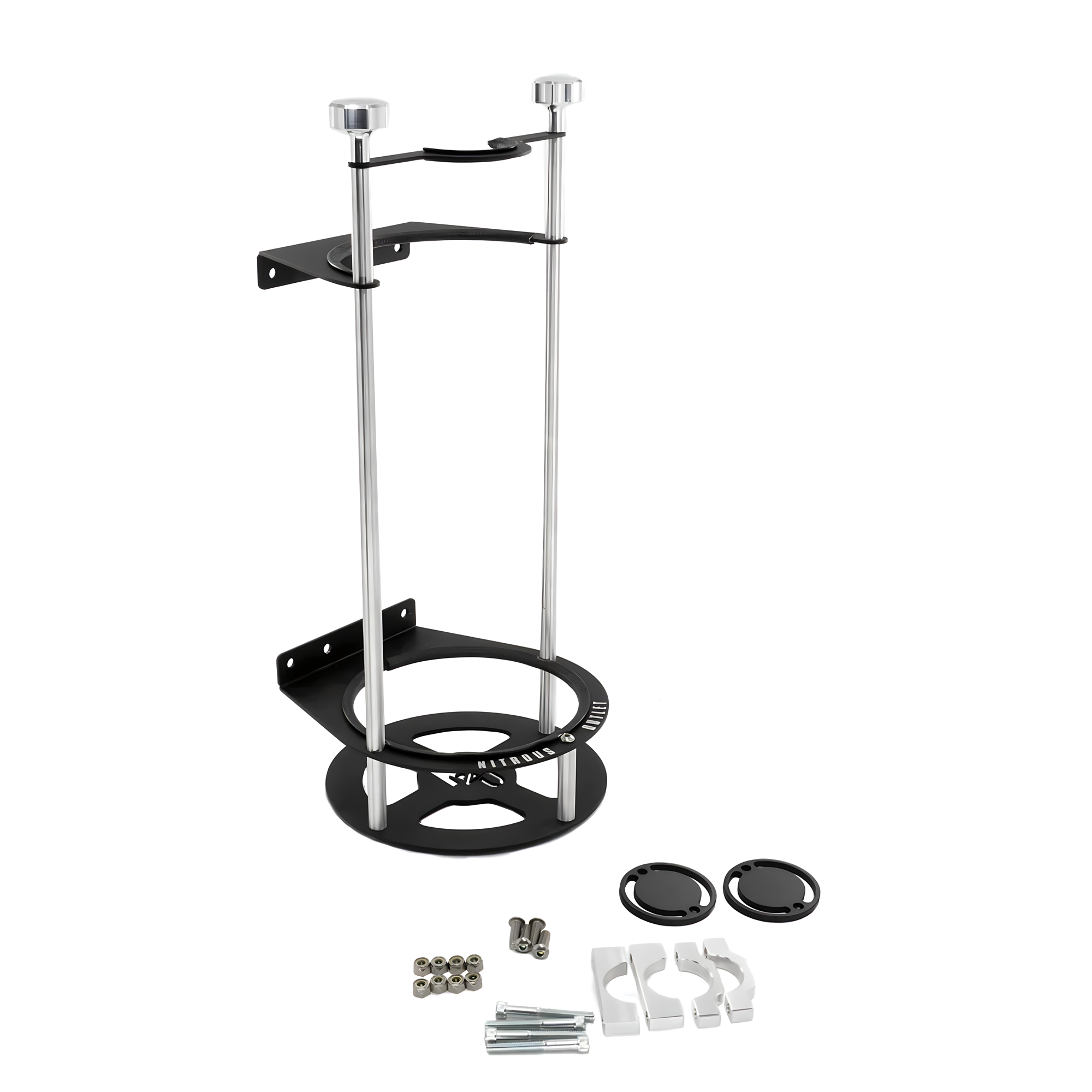 Nitrous Outlet Race-Light 20lb Bottle Bracket with Roll Bar Mount - 1-1/2" Bar