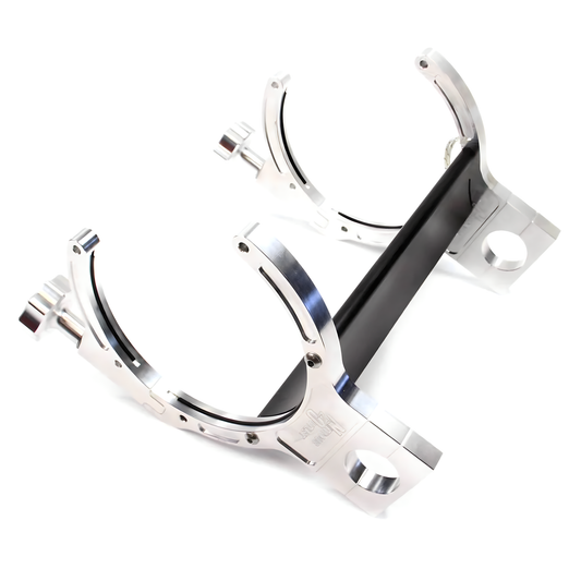 Nitrous Outlet Billet Bar Mount Automatic Heated Bottle Bracket - 1-1/2" Bar/4AN