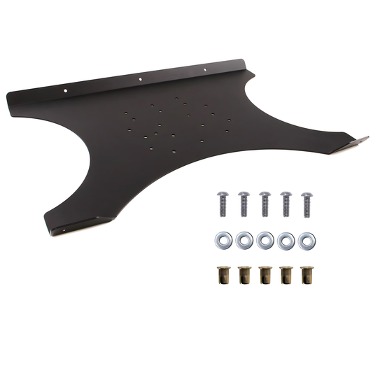 Nitrous Outlet Ford 2011-2014 Mustang X-Brace Bottle Bracket Mounting Plate - Mounts One Bottle Between Floor and Quarter ...