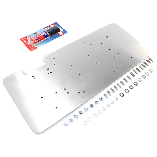 Nitrous Outlet GM 1997-2004 C5/2014-2019 C7 Corvette Bottle Bracket Mounting Plate - Mounts One Or Two Bottles On Front Re...