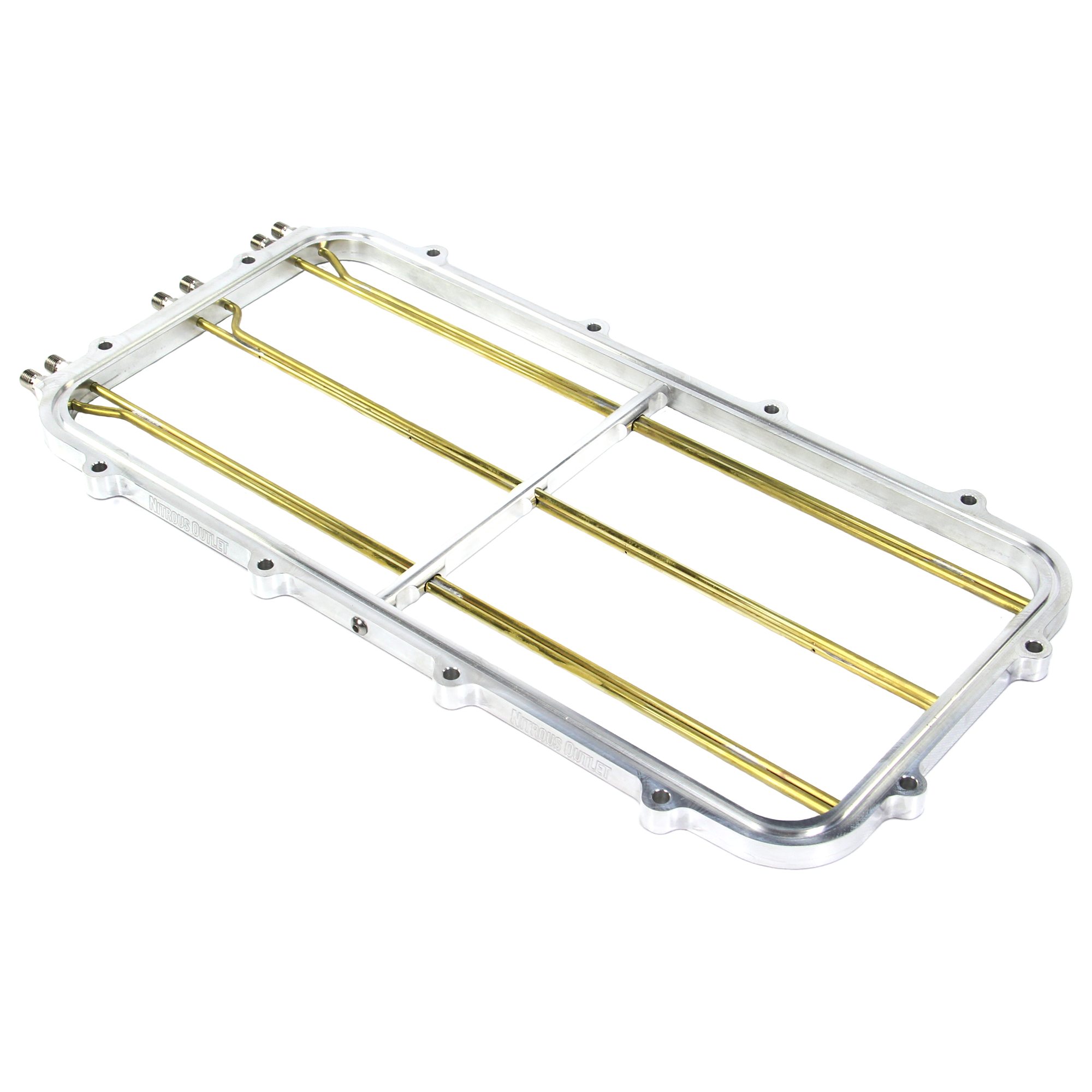 Nitrous Outlet GM LSX Holley Hi-Ram Dual Stage Mid Spacer Plate Conversion (100-300HP)