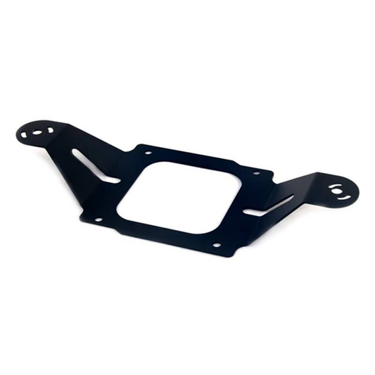 Nitrous Outlet 4500 Flange, 2 Solenoid Bracket. Mounts one solenoid front center and one solenoid back center location. Sh...
