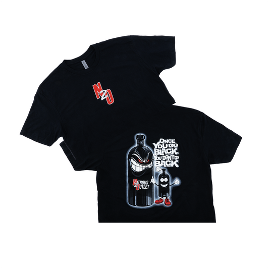 Nitrous Outlet "Once You Go Black You Don't Go Back" T-Shirt - Medium/Black