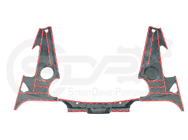 2025-Up Corvette C8 ZR1 | CARBON FIBER Engine Bay Trim Panel Cover Pair