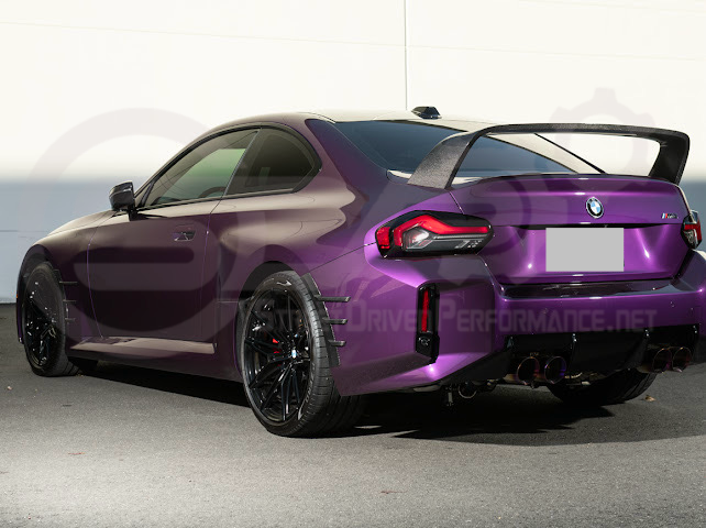 2023-UP BMW G87 M2 | M PERFORMANCE STYLE CARBON FIBER REAR HIGH WING SPOILER