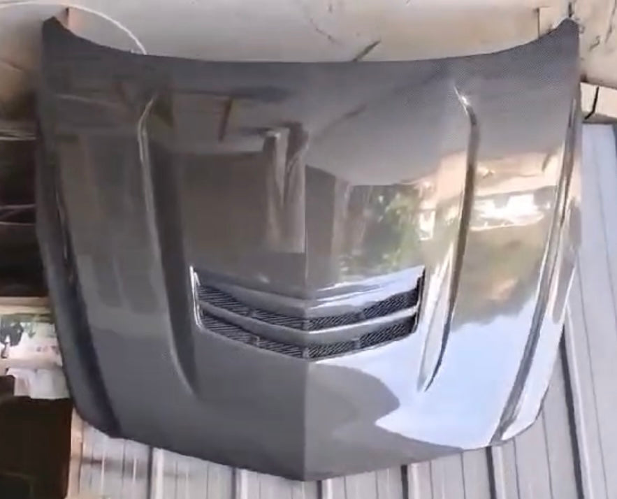 2016-2019 Cadillac ATS / ATS-V - Carbon Fiber Vented Front Hood