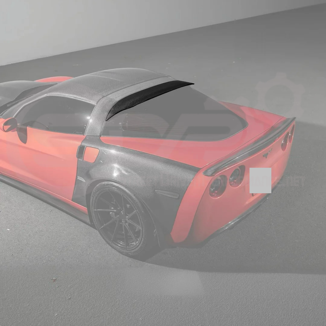 2005-2013 CHEVROLET CORVETTE C6 | SDP PERFORMANCE CARBON FIBER REAR ROOF WING LID SPOILER