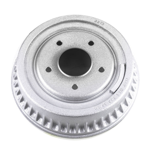 PowerStop rear premium brake drum for 75-77 Pontiac Ventura, durable automotive brake drum for rear brake system replacement.