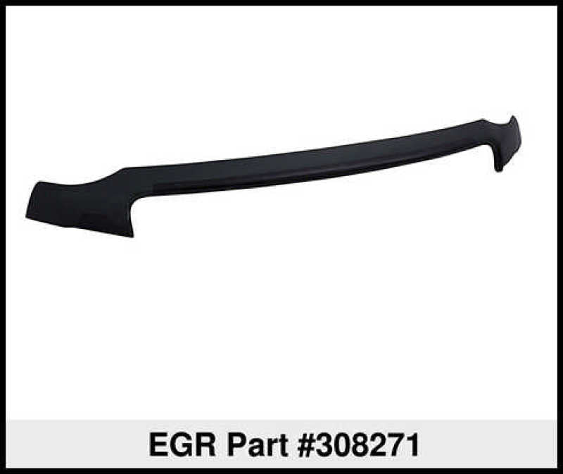 EGR Hyundai Veloster hood shield deflector, Superguard model, mounted on car hood to protect from debris and bugs