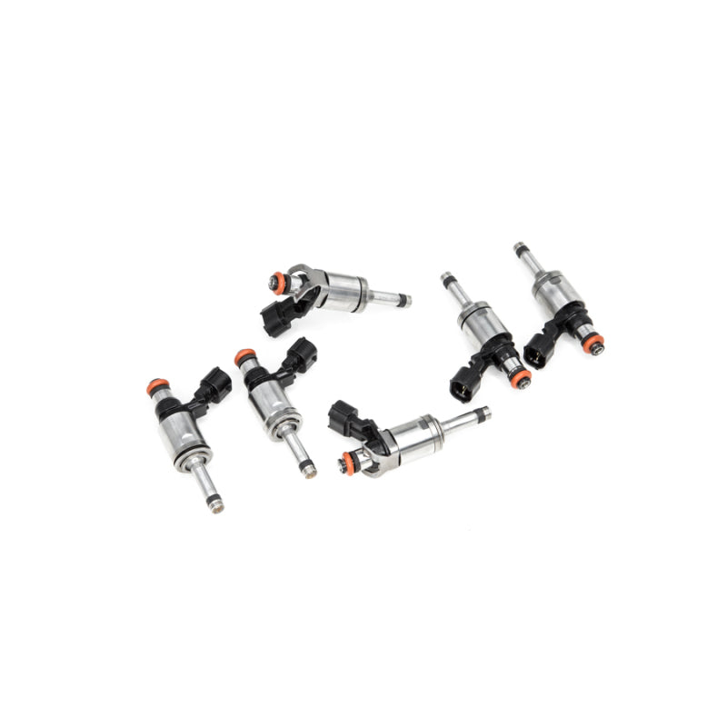 DeatschWerks fuel injector set for 2018 Ford F-150 Raptor and Ford Taurus SHO 3.5L EcoBoost, set of six, 1700cc GDI injectors.