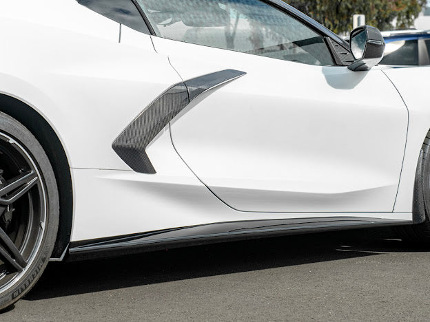 2020+ CHEVROLET CORVETTE C8 | SDP PERFORMANCE STYLE SIDE SKIRTS ROCKER PANELS GROUND EFFECTS
