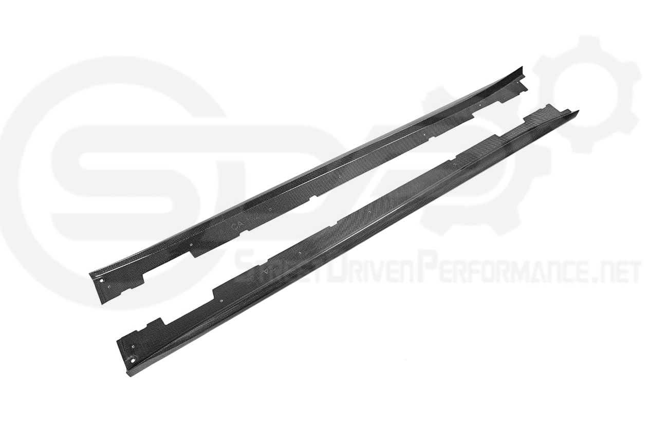 2016-2019 Cadillac CTS-V V3 - Factory Style Carbon Fiber Side Skirts Rocker Panels Ground Effects