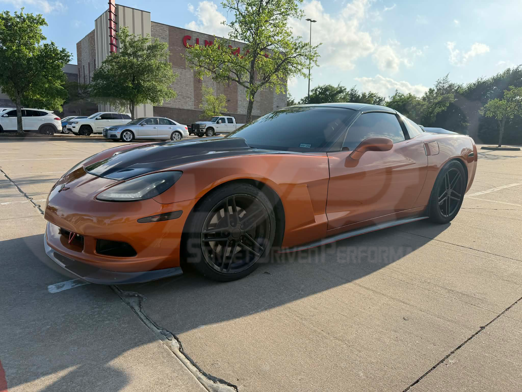 2005-2013 CHEVROLET CORVETTE C6 | SDP AGGRESSIVE STYLE  CARBON FIBER REAR TRUNK LID WING SPOILER