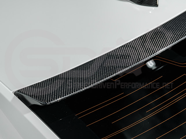 2020-Up Cadillac CT4 / CT4-V / CT4-V Blackwing | SDP Performance Style Carbon Fiber Rear Roof Top Window Spoiler Wing