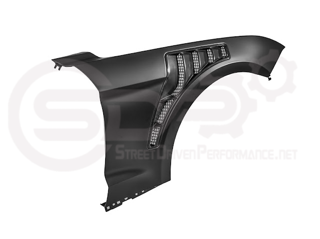 2018-2023 FORD MUSTANG GT500 KR STYLE FRONT SIDE VENTED FENDERS PAIR