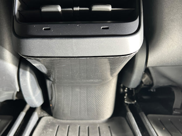 2020-UP TESLA MODEL 3 & Y CARBON FIBER INTERIOR REAR ANTI-KICK PLATE COVER