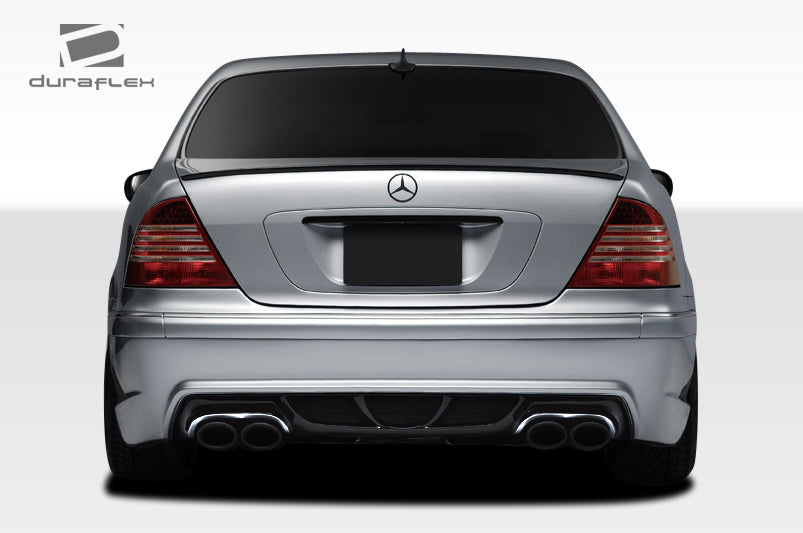 2000-2006 Mercedes S Class W220 Duraflex W-2 Rear Bumper Cover - 1 Piece