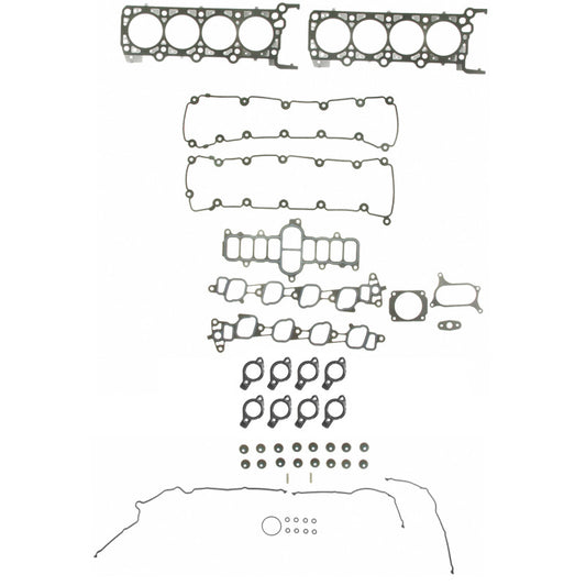 Fel-Pro Ford F-150 HS 9792 PT-5 PermaTorque engine cylinder head gasket set showing multiple gaskets and sealing surfaces.
