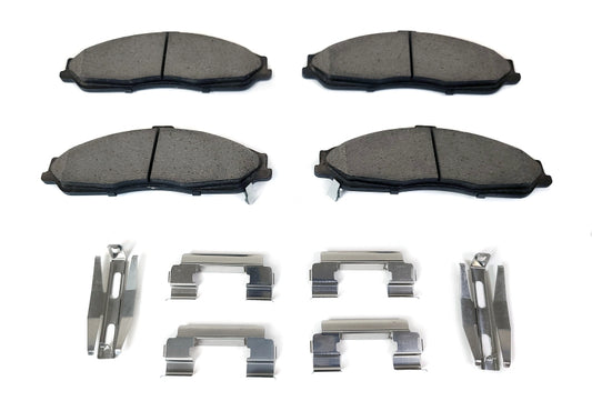 Baer Brakes performance front brake pads for 97-04 Chevrolet Corvette Claw model, showing the brake pad components and branding.