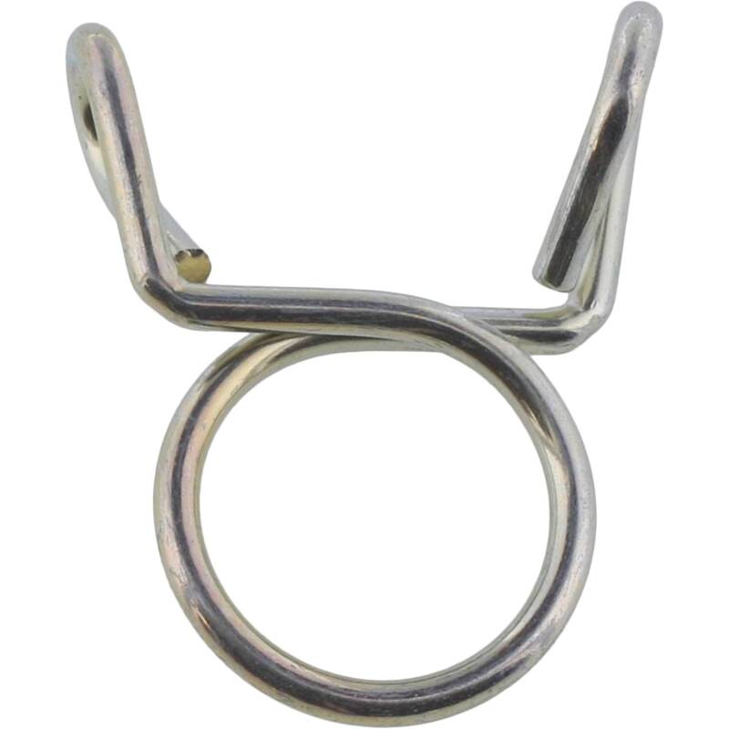 All Balls Racing hose clamps, 4-pack, 9mm size, black metal hose clamps for automotive and motorcycle hoses, durable and secure.