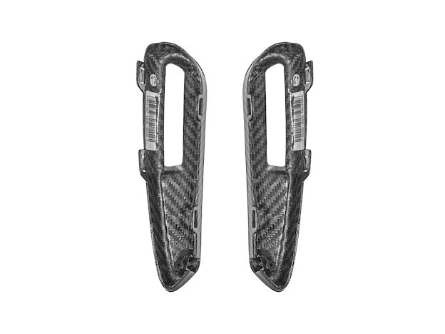 2023-Up Honda Civic FL5 Type-R  | JDM Style CARBON FIBER Rear Hatch Vent Trim Replacement (Pair)