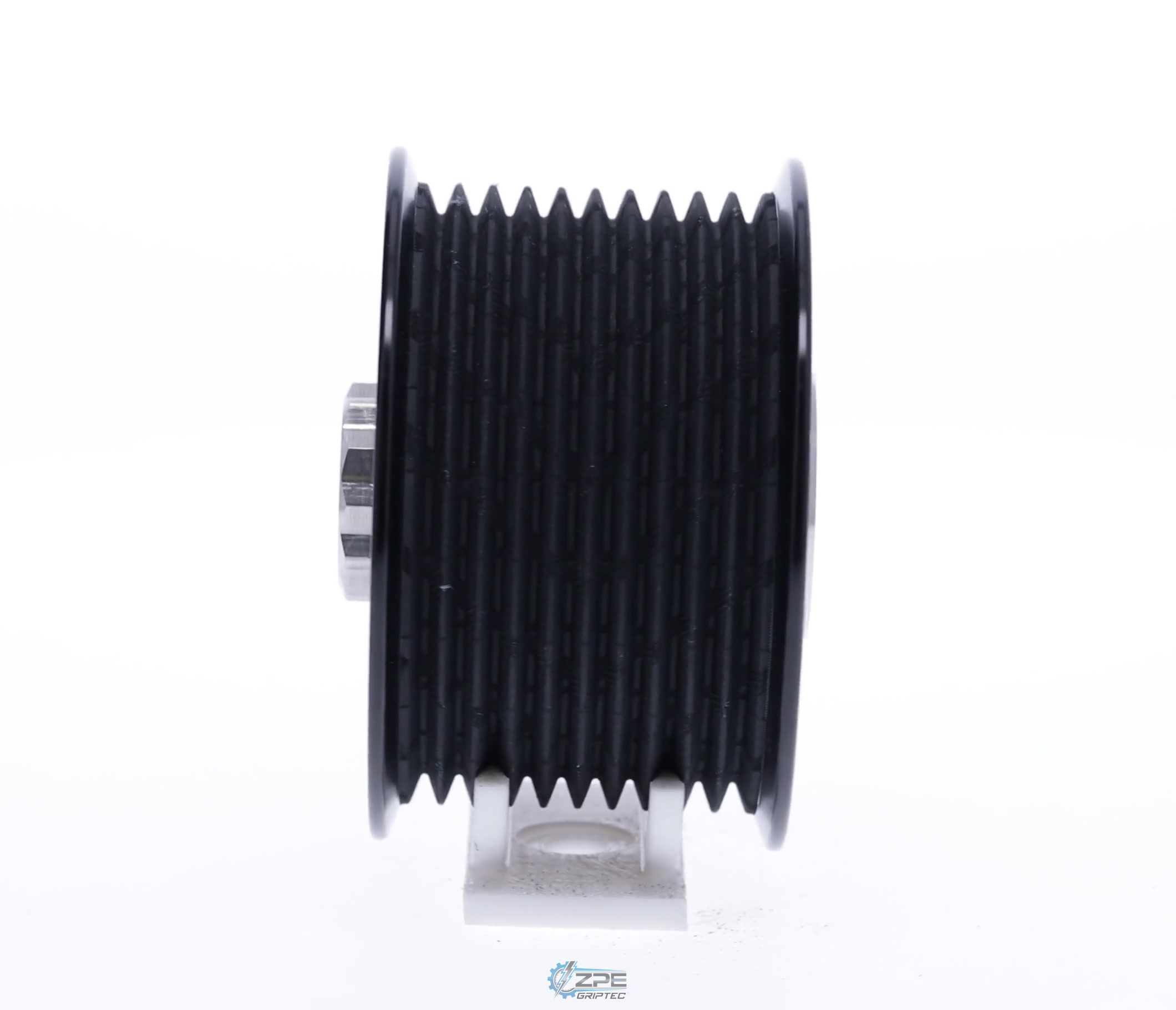 2.55" 10 Rib ZPE GripTec® 2pc HellCat L2V Black Pulley & Hub Kit