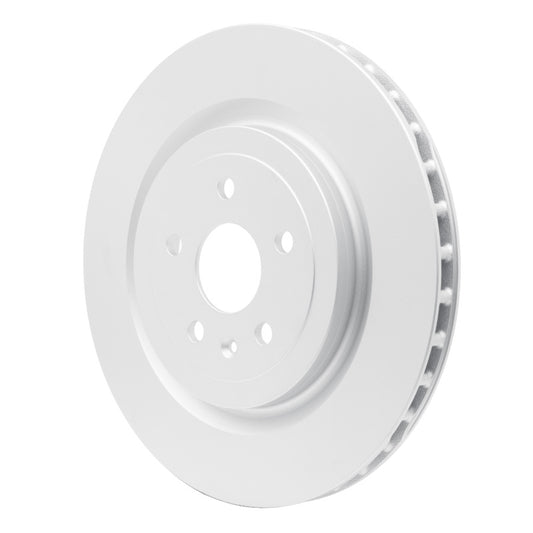 DFC Cadillac CTS rear brake rotor, high-carbon alloy with Geomet coating, OE cryo-treated brake rotor for enhanced performance.