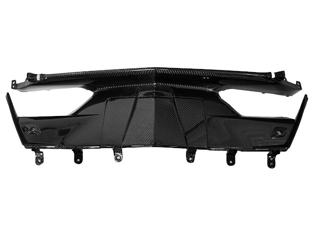 2020+ CHEVROLET CORVETTE C8 STINGRAY & Z51 | CARBON FIBER FASCIA PANEL GRILLE REPLACEMENT
