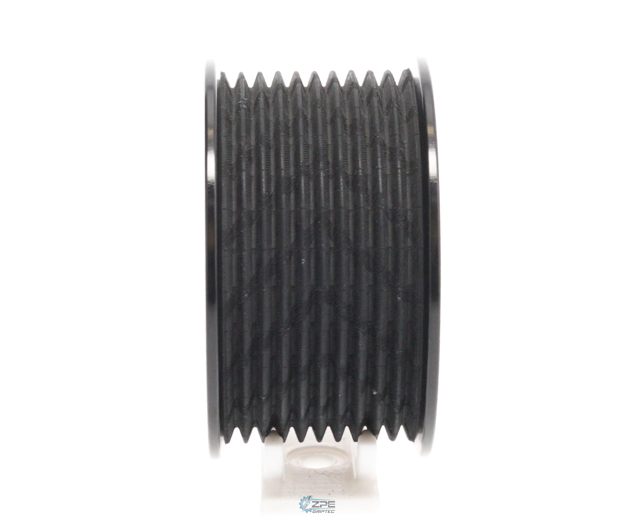 2.85" 10 Rib ZPE GripTec® Whipple 5 Bolt L3V-A Black Pulley Only